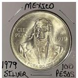 Mexico 1979 Silver 100 Pesos