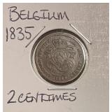 Belgium 1835 2 Centimes