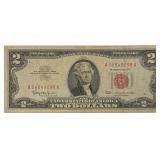 1963 $2 RED Seal US Note