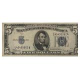 1934B $5 Silver Certificate