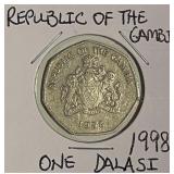 The Gambia 1998 One Dalasi