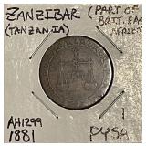 1881 Zanzibar Pysa