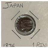 1874 Japan Rin