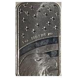 Troy Oz. .999 Silver Art Bar