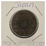 1901 Japan Sen