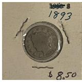1893 V-Nickel