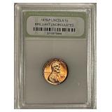 Cert. BU 1979 Lincoln Cent