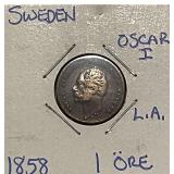 1858 Sweden Ore Really Nice