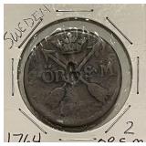 1764 Sweden 2 OR S.M.