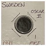 1891 Sweden Ore