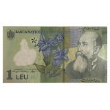 2018 Romania Leu Banknote