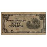 Philippines 1942 50 Centavos Note
