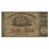 1864 NC 50 Cents Bearer Note