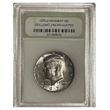 Cert. BU 1973D Kennedy Half Dollar