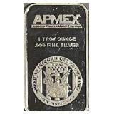 Troy Oz. .999 Silver Art Bar