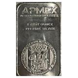 Troy Oz. .999 Silver Art Bar