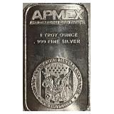 Troy Oz. .999 Silver Art Bar