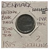 1815 Denmark 2 Skilling