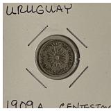 1909A Uruguay Centesimo
