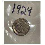 1924 Buffalo Nickel
