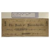 1861 Bank of Howardsville VA Dolar Note