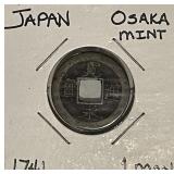 1741 Japan Mon Osaka Mint