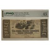 Cert XF45 1863 NC 3 Dollar Bearer Note