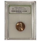 Cert. BU 1975D Lincoln Cent