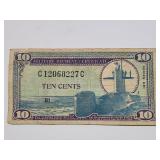 1969 Series 681 10 Cents Military Payment Certific