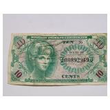 1965 Series 641 10 Cents Military Payment Certific