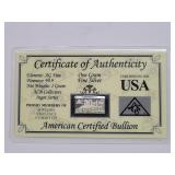 2012 Titanic. 999 1 Gram Fine Silver Bar