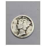 Silver 1920-D Mercury Dime