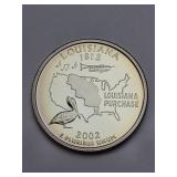 2002-S clad Proof Washington Quarter