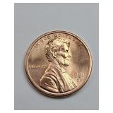 Mint State 1991-D Lincoln Penny