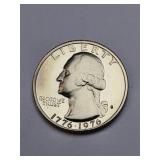 Bicentennial 1976-S Clad Proof Washington Quarter