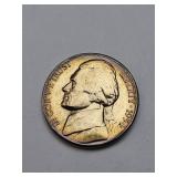 Mint State Toned 1954-S Jefferson Nickel