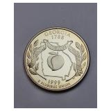 1999-S Clad Proof Washington Quarter