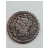 1849 Large Cent