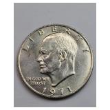 Uncirculated 1971-D Ike Dollar