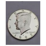 1992-S Clad Proof Kennedy Half Dollar