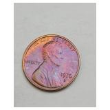 BU Toned 1976-D Lincoln Penny