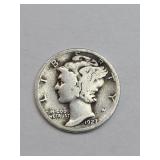 Silver 1927 Mercury Dime