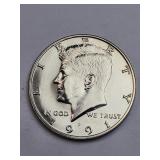 Mint State 1991 Kennedy Half Dollar