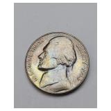 BU Toned 1954 Jefferson Nickel