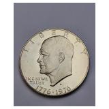 Bicentennial 1976-S Clad Proof Ike Dollar