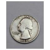 Silver 1935 Washington Quarter