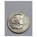 BU 1980-D Susan B. Anthony Dollar