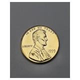 Gild Plated 1999 Lincoln Penny