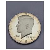 1985-S Clad Proof Kennedy Half Dollar
