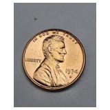 Mint State 1974-D Lincoln Penny